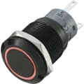 Miniatyrbild 2 av 2: TRU COMPONENTS 702197 LAS1-AGQ-11E/W Vandalskyddad Tryckströmställare 250 V/AC 5 A 1x Av/(På) momentan Vit (Ø x L) 22 m