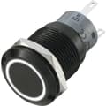 Miniatyrbild 1 av 2: TRU COMPONENTS 702197 LAS1-AGQ-11E/W Vandalskyddad Tryckströmställare 250 V/AC 5 A 1x Av/(På) momentan Vit (Ø x L) 22 m