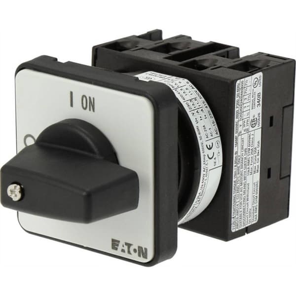 Eaton T0-2-1/E Kamomkopplare 20 A 1 x 90 ° Grå, Svart 1 st