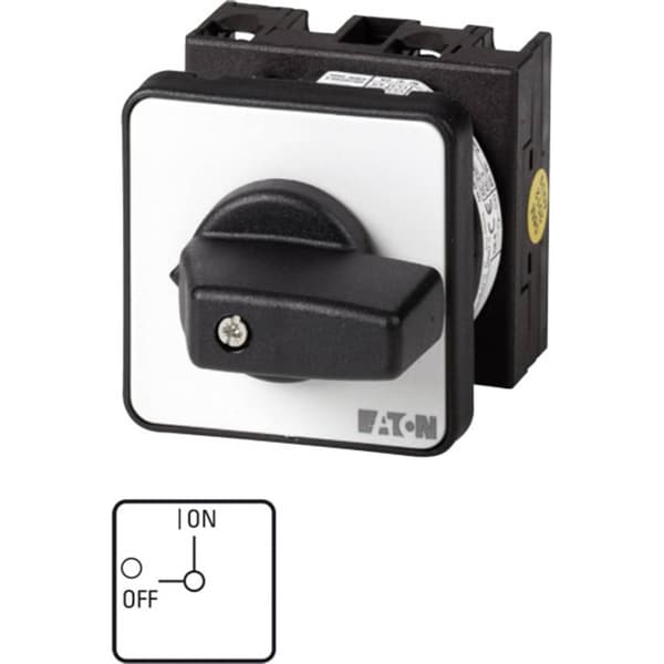 Eaton T0-2-1/E Kamomkopplare 20 A 1 x 90 ° Grå, Svart 1 st