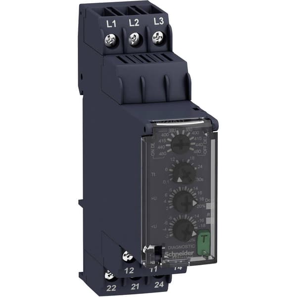 Schneider Electric RM22TR33 Övervakningsreläer 380, 380 - 480, 480 V/DC, V/AC 2 switch 1 st