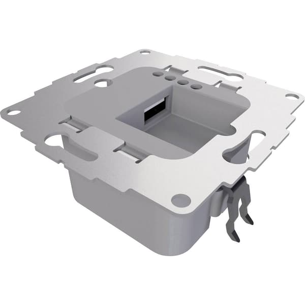 2USB 2U-449450 1x Infälld-insats IP20 Ljusgrå