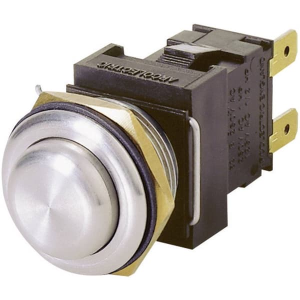 Arcolectric (Bulgin Ltd.) H8351RPAAA H8351RPAAA Vandalskyddad Tryckströmställare 250 V/AC 16 A 2x Av/(På) momentan IP66