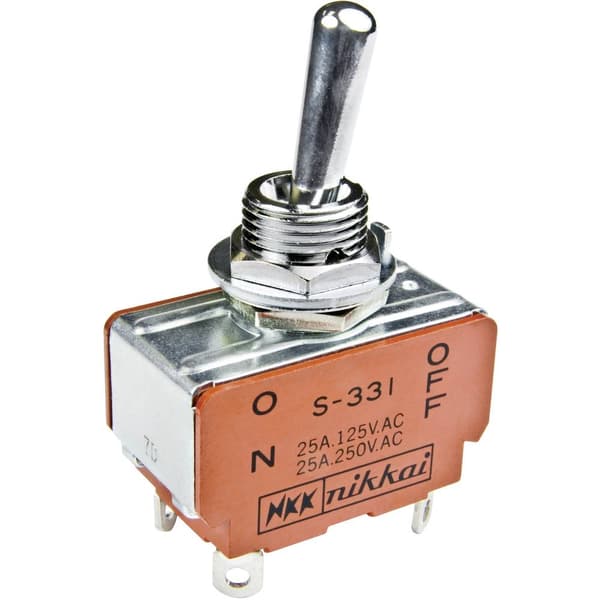 NKK Switches S32 S32 Vippströmställare 125 V/AC 25 A 3x På/På låsande 1 st