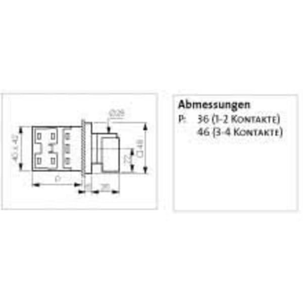 BACO NB02AQ1 Lastfrånskiljare 16 A 1 x 90 ° Grå, Svart 1 st