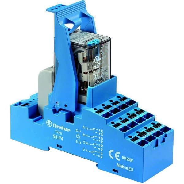 Finder 58.P4.9.024.0050 Relämodul Nominell spänning: 24 V/DC Växelström (max): 7 A 4 switch 1 st