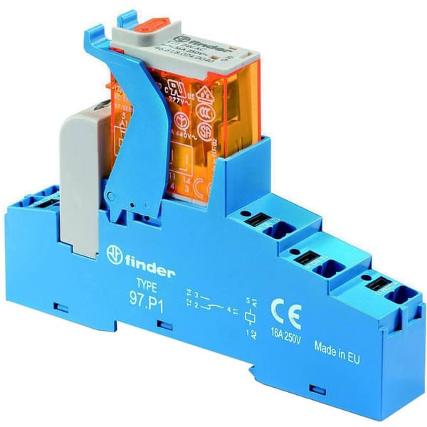 Finder 4C.P1.8.230.0060 LED-gate modul Nominell spänning: 230 V/AC Växelström (max): 16 A 1 switch 1 st