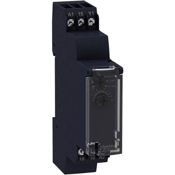 Schneider Electric RE17RCMU RE17RCMU Tidsrelä Monofunktionell 1 st Tidsdomän: 0.1 s - 100 h 1 switch