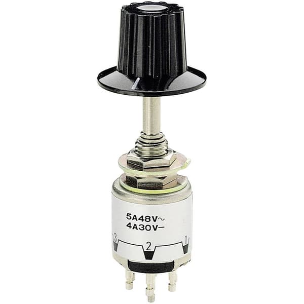Marquardt 9030.0100 9030.0100 Vridströmbrytare 48 V/AC 5 A Switchpositioner 6 1 x 60 ° 1 st