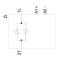 Miniatyrbild 4 av 4: Siemens Halvledar-relä 3RF21201AA02 20 A Växelspänning (max.): 230 V/AC Nollspänning 1 st