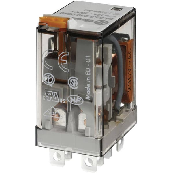 Finder 56.32.9.006.0040 Insticks-relä 6 V/DC 12 A 2 switch 1 st