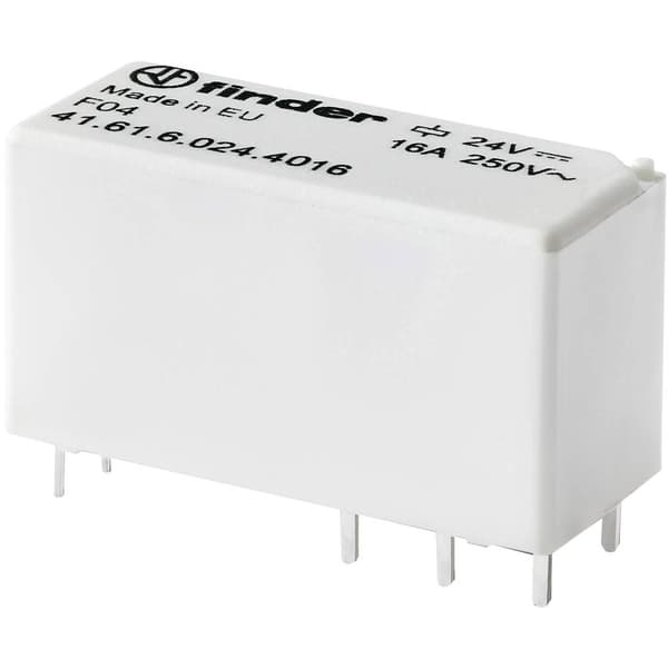 Finder 41.61.6.024.4016 Kretskort-relä 24 V/DC 16 A 1 switch 1 st