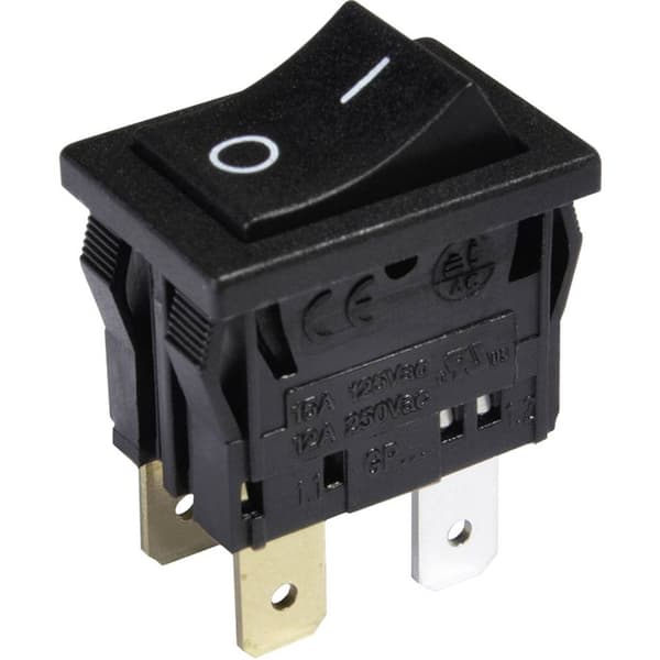 interBär 3634-201.22 Vippströmbrytare 3634-201.22 250 V/AC 10 A 1x Av/På låsande 1 st