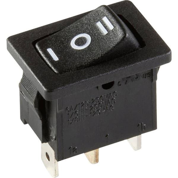 interBär 3632-100.22 Vippströmbrytare 3632-100.22 250 V/AC 10 A 1x På/Av/På låsande 1 st