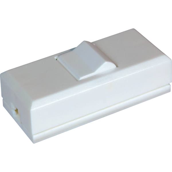 interBär 8075-008.01 Sladdströmbrytare Vit 1x Av/På 2 A 1 st