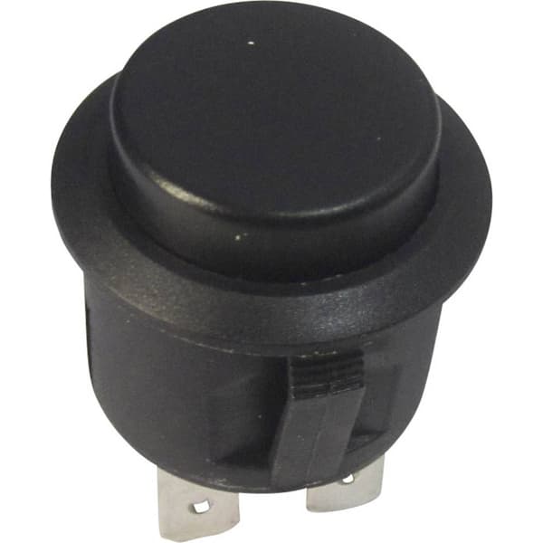 TRU COMPONENTS 1587757 TC-R13-527A-02BK Tryckströmställare 250 V/AC 6 A 1x Av/(På) momentan 1 st