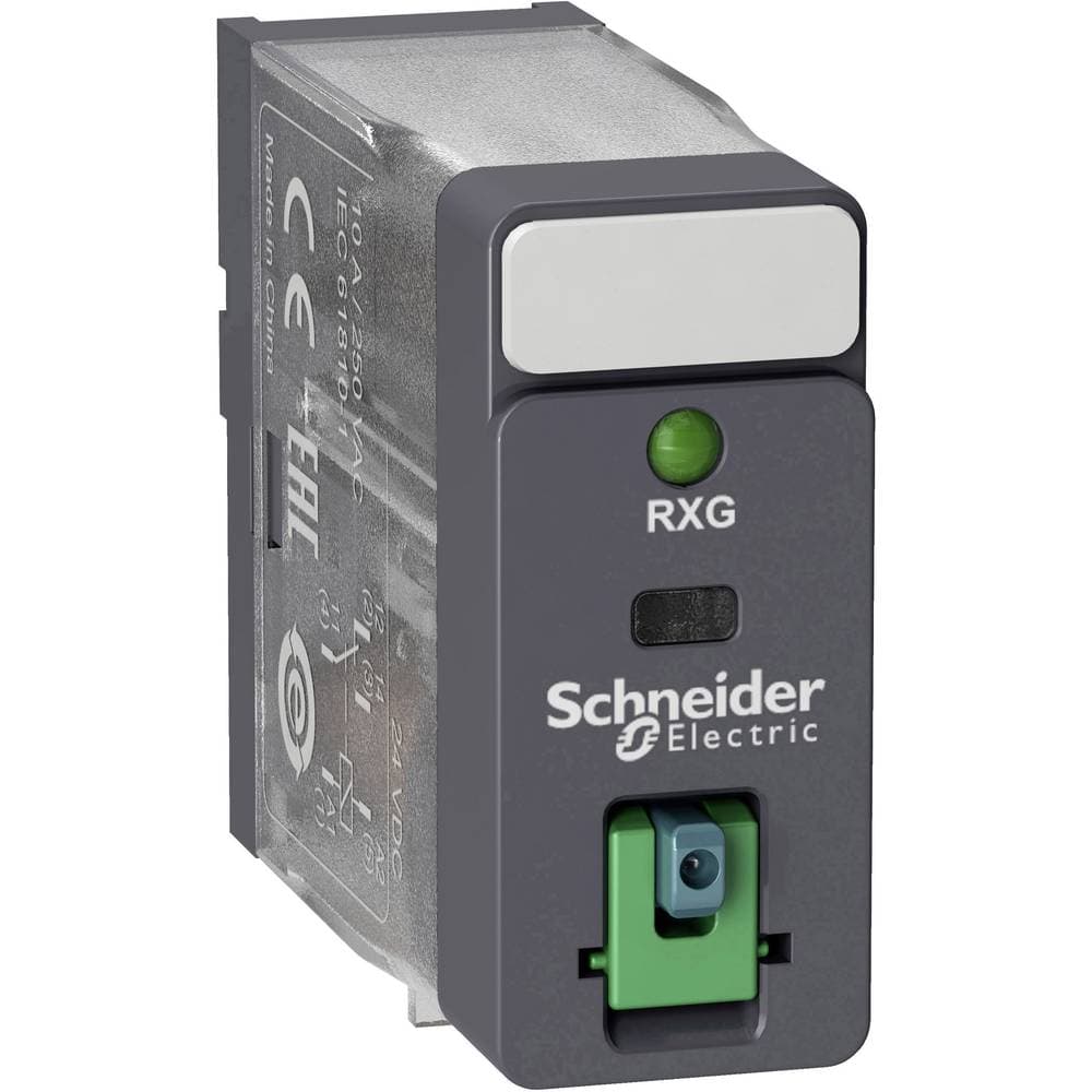 Insticks-relä 1 st 24 V/DC 10 A 1 switch Schneider Electric RXG12BD