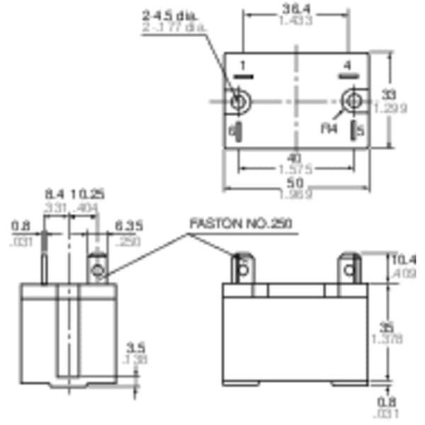 Panasonic HE1AN12 Kretskort-relä 12 V/DC 30 A 1 NO 1 st