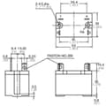 Miniatyrbild 3 av 4: Panasonic HE1AN12 Kretskort-relä 12 V/DC 30 A 1 NO 1 st
