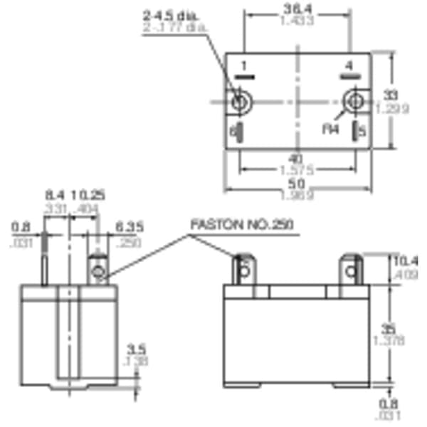 Panasonic HE1AN24 Kretskort-relä 24 V/DC 30 A 1 NO 1 st