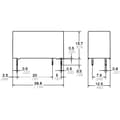 Miniatyrbild 3 av 4: Panasonic ALZ22F24 = ALZ52F24 Kretskort-relä 24 V/DC 16 A 1 NO 1 st
