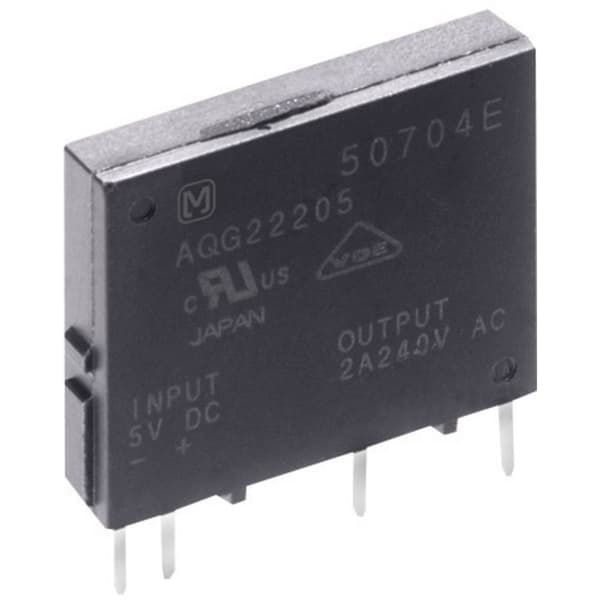 Panasonic Halvledar-relä AQG22124 2 A Växelspänning (max.): 264 V/AC Nollspänning 1 st