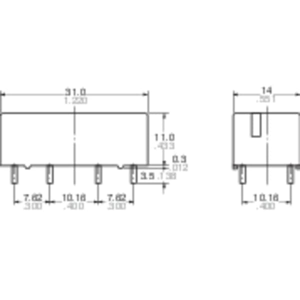 Panasonic ST112F Kretskort-relä 12 V/DC 8 A 1 NO, 1 NC 1 st