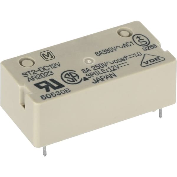 Panasonic ST112F Kretskort-relä 12 V/DC 8 A 1 NO, 1 NC 1 st