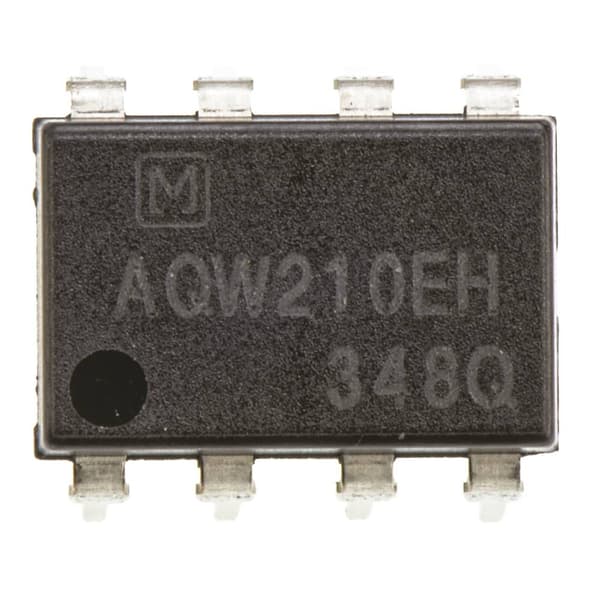 Panasonic AQW210EH PhotoMOS-relä 1 st 2 NO 350 V/DC, 350 V/AC 120 mA Antal poler: 8