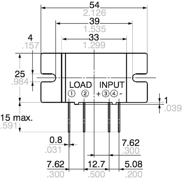 Panasonic Halvledar-relä AQ10A2ZT432 5 A Växelspänning (max.): 250 V/AC Nollspänning 1 st