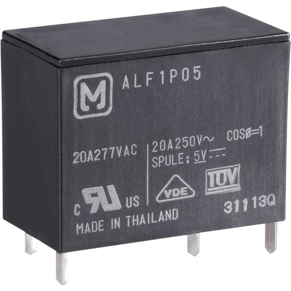 Panasonic ALF1P05 Kretskort-relä 5 V/DC 25 A 1 NO 1 st