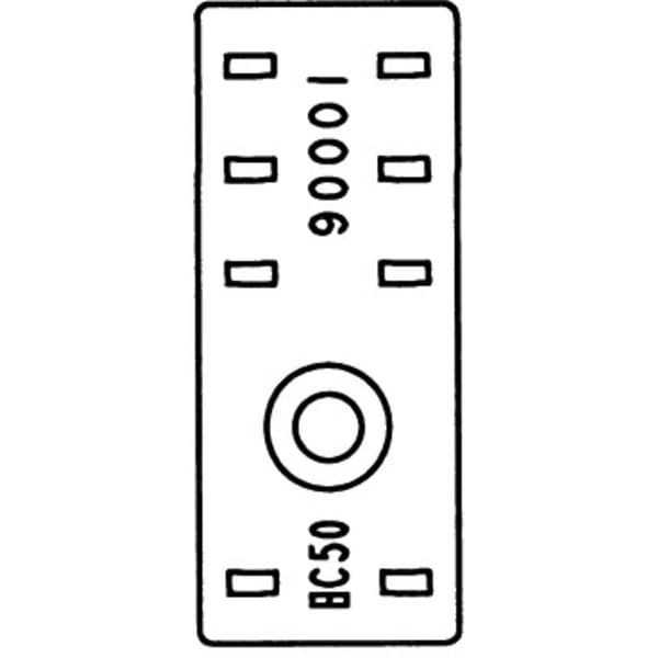 Panasonic JW1SFD Reläsockel Passar till följande serie: Panasonic Serie JW 1 st