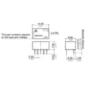 Miniatyrbild 3 av 4: Panasonic ARS1012 Kretskort-relä 12 V/DC 0.5 A 1 switch 1 st