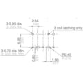 Miniatyrbild 4 av 4: Panasonic ARS1012 Kretskort-relä 12 V/DC 0.5 A 1 switch 1 st