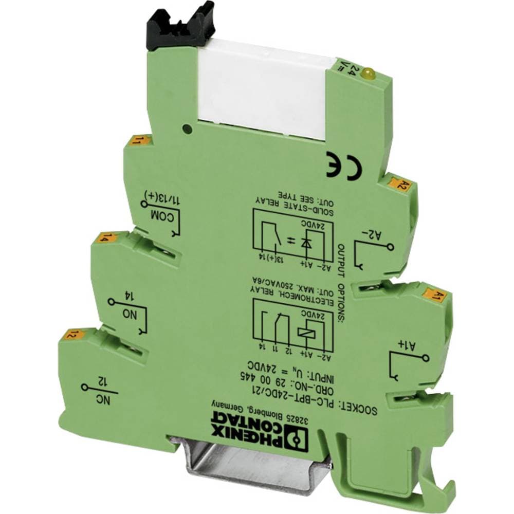 Interfacerelä 1 st 24 V/AC 50 mA 1 switch Phoenix Contact PLC-RSC- 24DC/21AU
