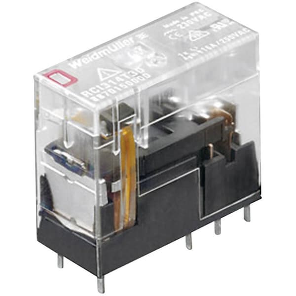 Weidmüller RCI424AC4 Insticks-relä 24 V/DC 8 A 2 switch 1 st