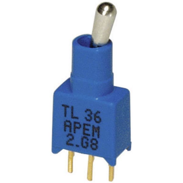 APEM TL39WW05000 TL39WW05000 Vippströmställare 20 V DC/AC 0.02 A 1x På/Av/På låsande/0/låsande 1 st