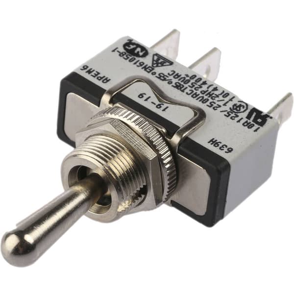 APEM 639H/2 639H/2 Vippströmställare 250 V/AC 10 A 1x På/Av/På låsande/0/låsande 1 st