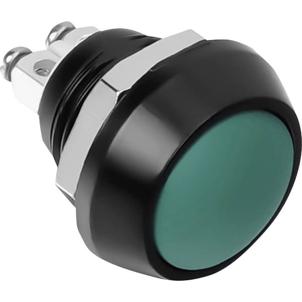 TRU COMPONENTS 701259 GQ12B-A, GN Vandalskyddad Tryckströmställare 48 V/DC 2 A 1x Av/(På) momentan IP65 1 st
