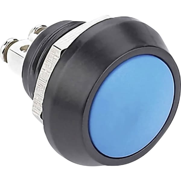 TRU COMPONENTS 701260 GQ12B-A, BL Vandalskyddad Tryckströmställare 48 V/DC 2 A 1x Av/(På) momentan IP65 1 st