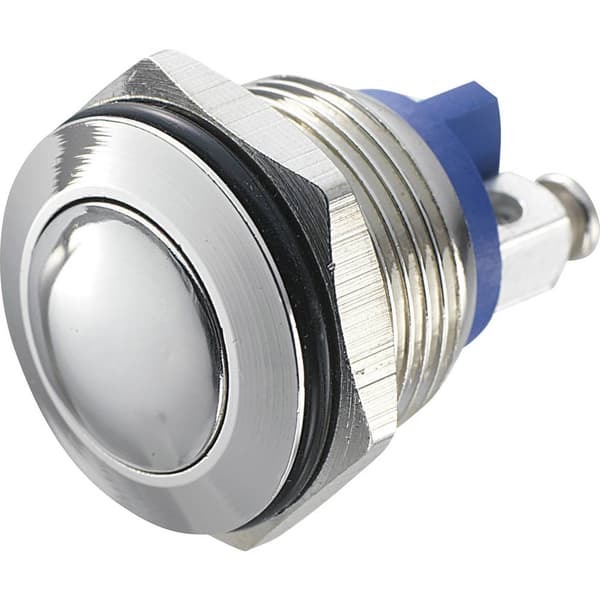TRU COMPONENTS 701271 GQ 16B-N Vandalskyddad Tryckströmställare 48 V/DC 2 A 1x Av/(På) momentan IP65 1 st