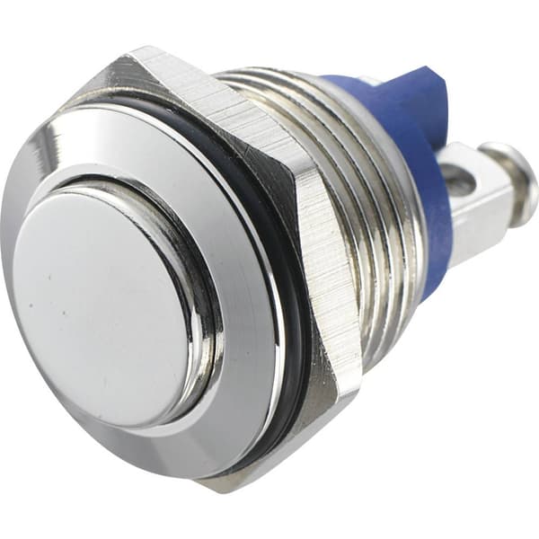 TRU COMPONENTS 701281 GQ 16H-N Vandalskyddad Tryckströmställare 48 V/DC 2 A 1x Av/(På) momentan IP65 1 st