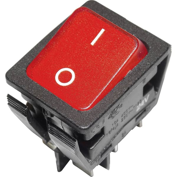 Arcolectric (Bulgin Ltd.) C6057ALFAB Vippströmbrytare C6057ALFAB 24 V DC/AC 16 A 2x Av/På låsande 1 st