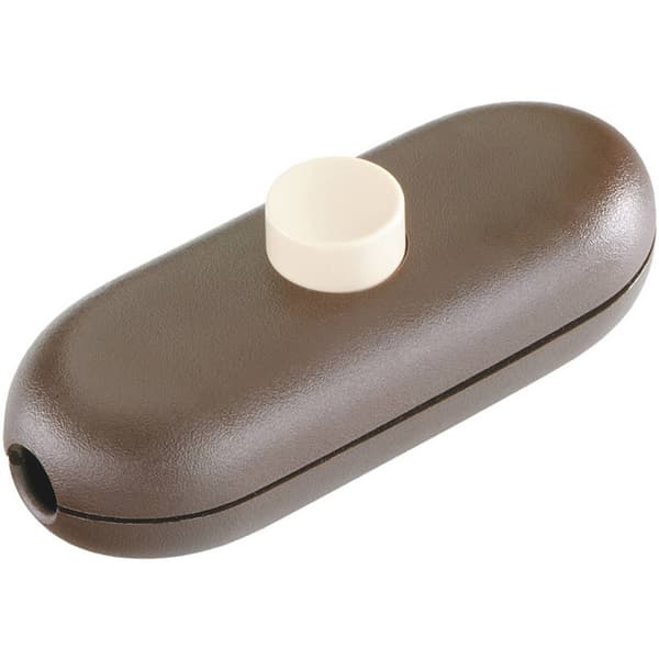 interBär Sladdströmbrytare Brun, Beige 1x Av/På 2 A 1 st