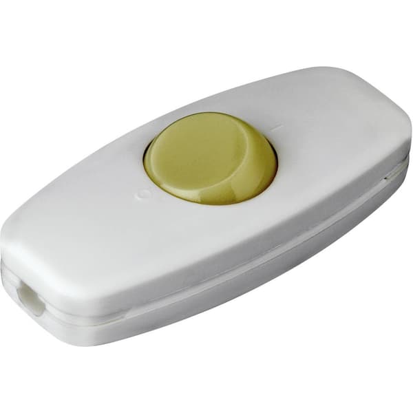 Sladd-strömställare 250 V/AC 2 A interBär 5052-208.01 Vit