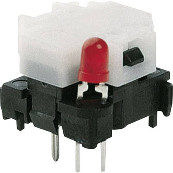 Marquardt 6425.4111 6425.4111 Tryckströmställare 28 V 0.1 A 1x Av/(På) momentan Röd (L x B x H) 14.8 x 13.5 x 10.7 mm 1
