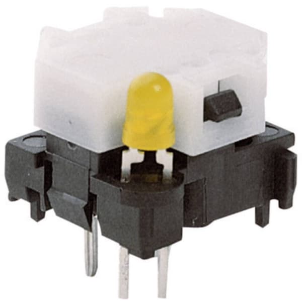 Marquardt 6425.4121 6425.4121 Tryckströmställare 28 V 0.1 A 1x Av/(På) momentan Gul (L x B x H) 14.8 x 13.5 x 10.7 mm 1