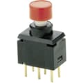 Miniatyrbild 2 av 2: Marquardt 9450.0550 9450.0550 Tryckströmställare 28 V/DC 0.01 A 1x På/(På) momentan (L x B x H) 7 x 4.5 x 13.4 mm 1 st