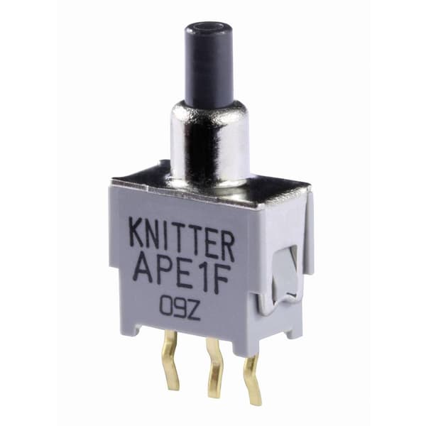 Knitter-Switch APE 1F APE 1F Tryckströmställare 48 V DC/AC 0.05 A 1x På/(På) momentan (L x B) 9.5 mm x 5 mm 1 st