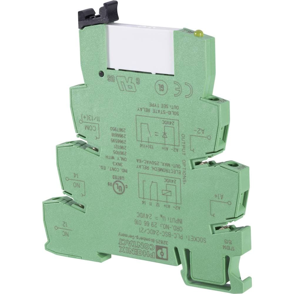 Interfacerelä 1 st 24 V/DC 6 A 1 switch Phoenix Contact PLC-RSC- 24DC/21